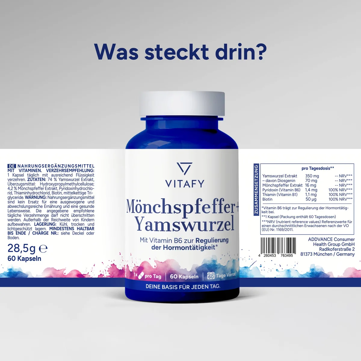 Mönchspfeffer + Yamswurzel (60 Kapseln) – Bild 6