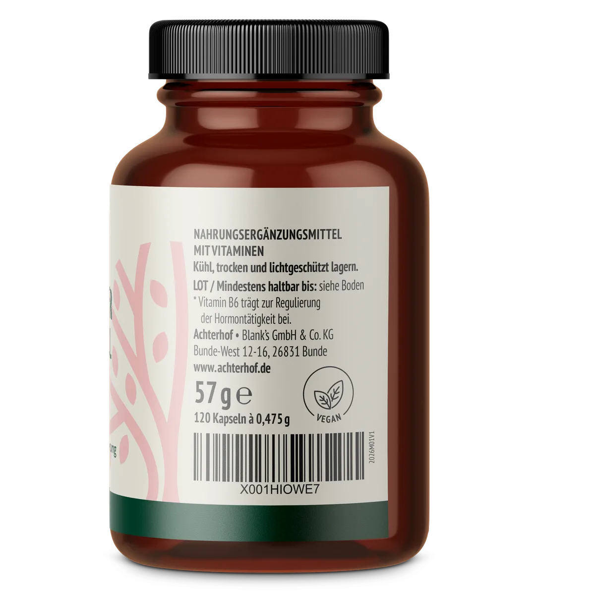 Mönchspfeffer + Yamswurzel Kapseln (120 Kapseln) – Bild 5