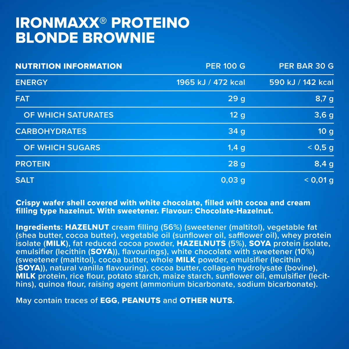 Proteino (12x30g) - Dark Choc Coconut – Bild 4