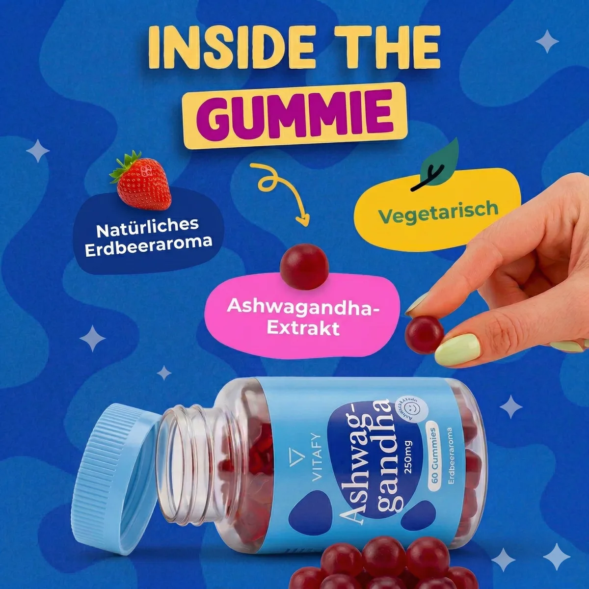 Ashwagandha (60 Gummies) – Bild 4
