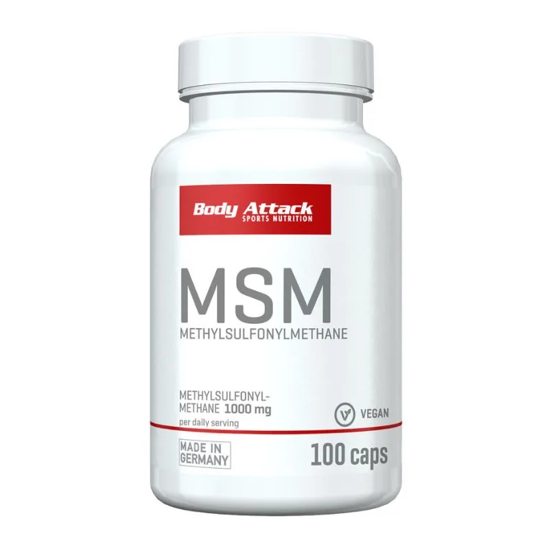 Body Attack MSM 100 Caps – Bild 3
