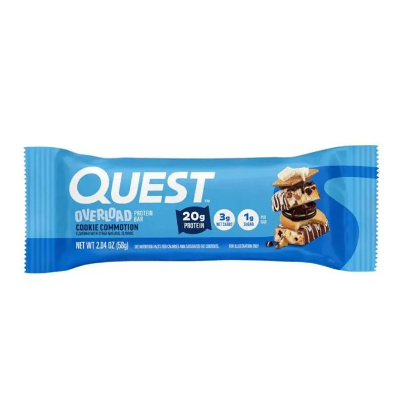 Quest Nutrition Quest Bar Overload Bars Proteinriegel 12 Riegel BOX / Chocolate Explosion – Bild 7