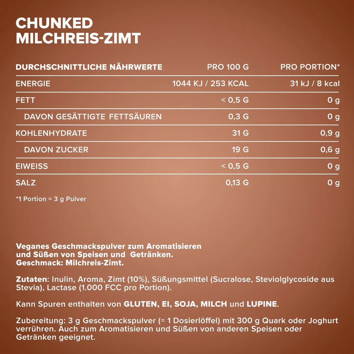 Chunked (150g) - Milchreis-Zimt – Bild 4