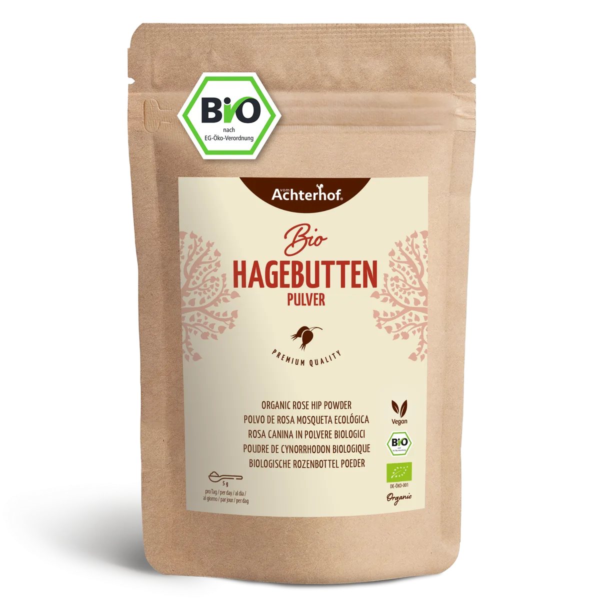 Bio Hagebutten Pulver (1000g)