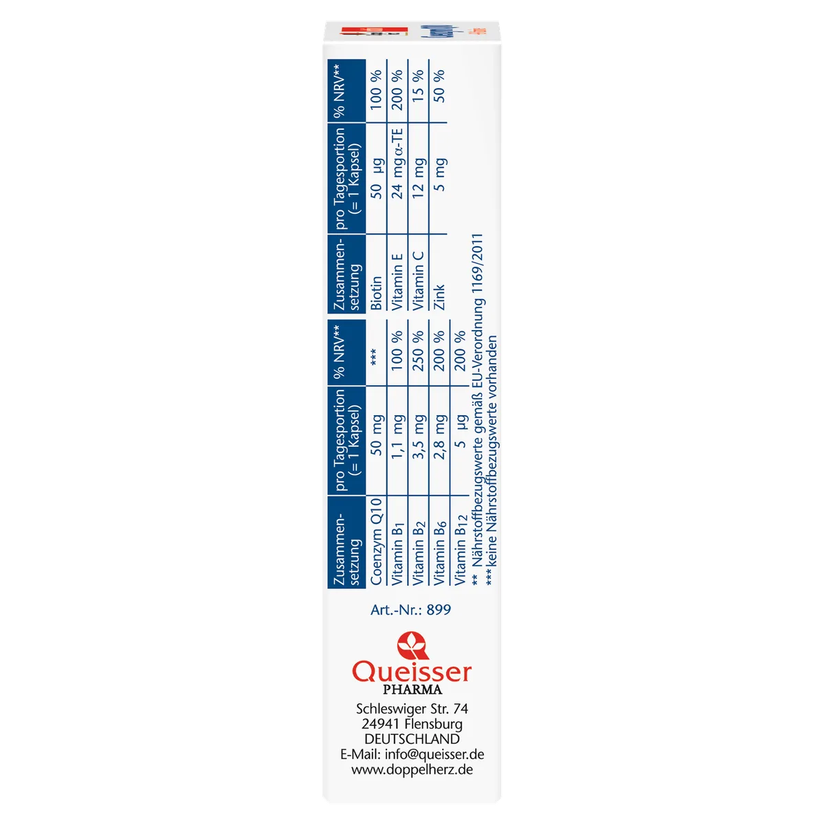 Coenzym Q10 + B-Vitamine (30 Kapseln) – Bild 2