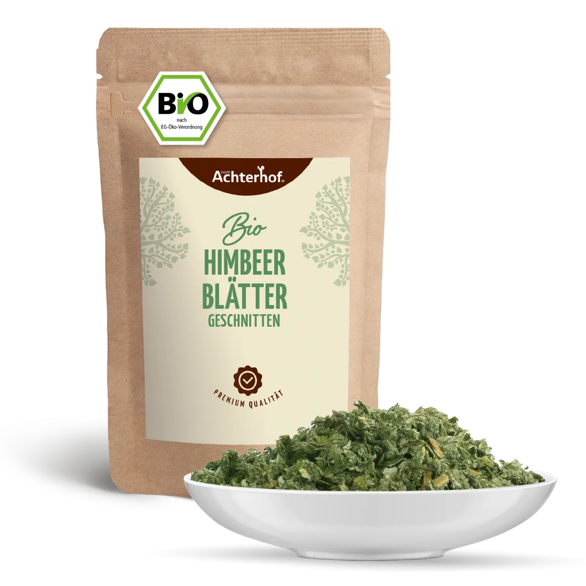 Himbeerblätter geschnitten Bio (100g) – Bild 2