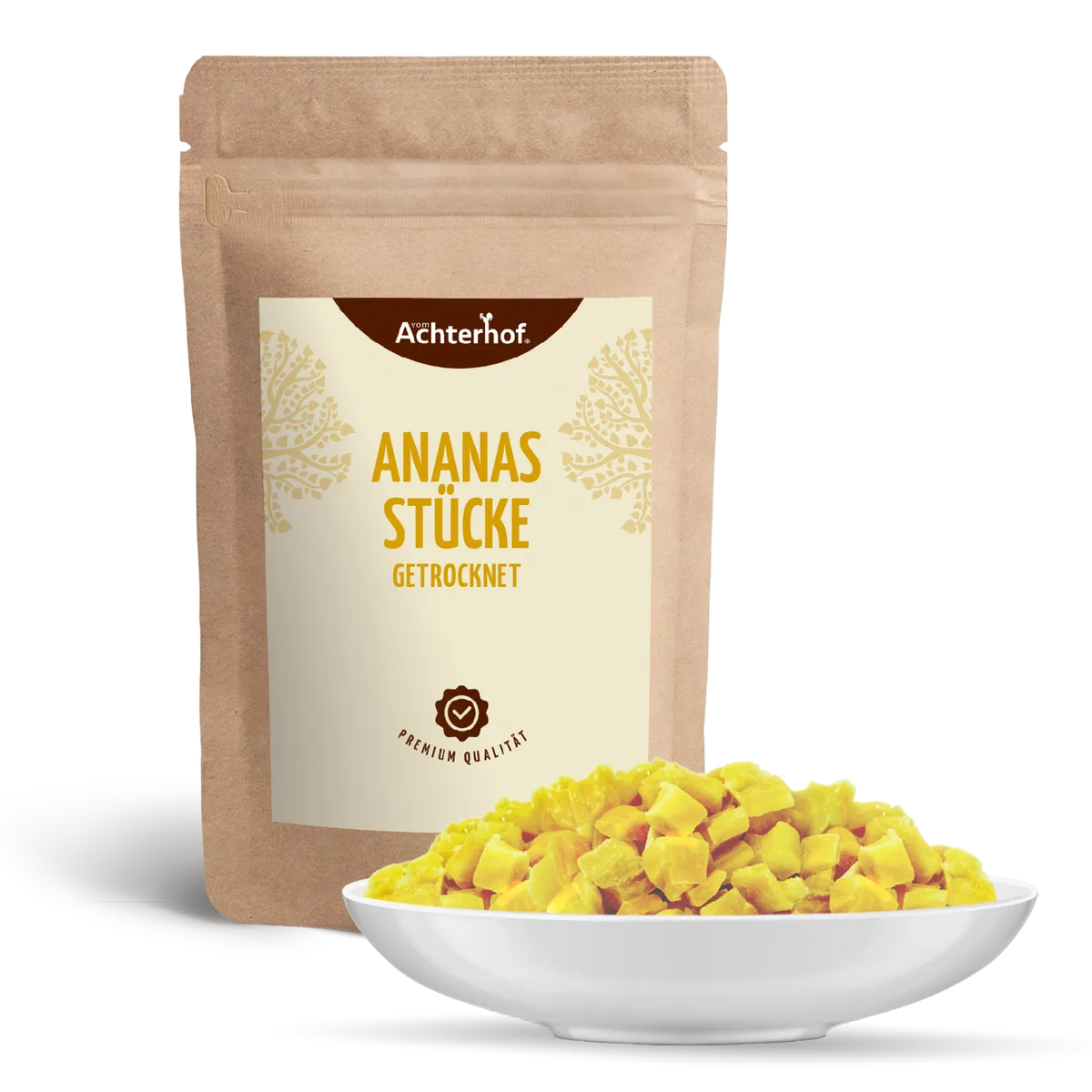 Ananasstücke getrocknet & gezuckert (250g) – Bild 2