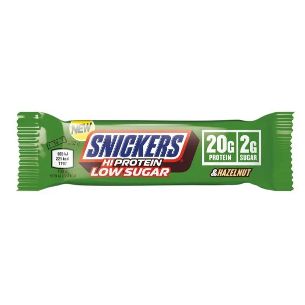Snickers Hi Protein Low Sugar, 1 Riegel, 57g