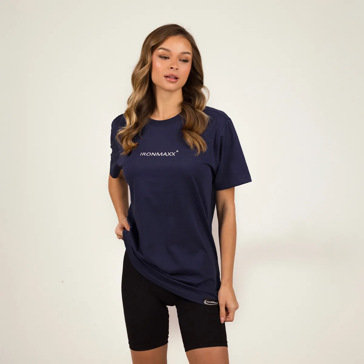 T-Shirt Damen Dunkelblau - Damen XS – Bild 3