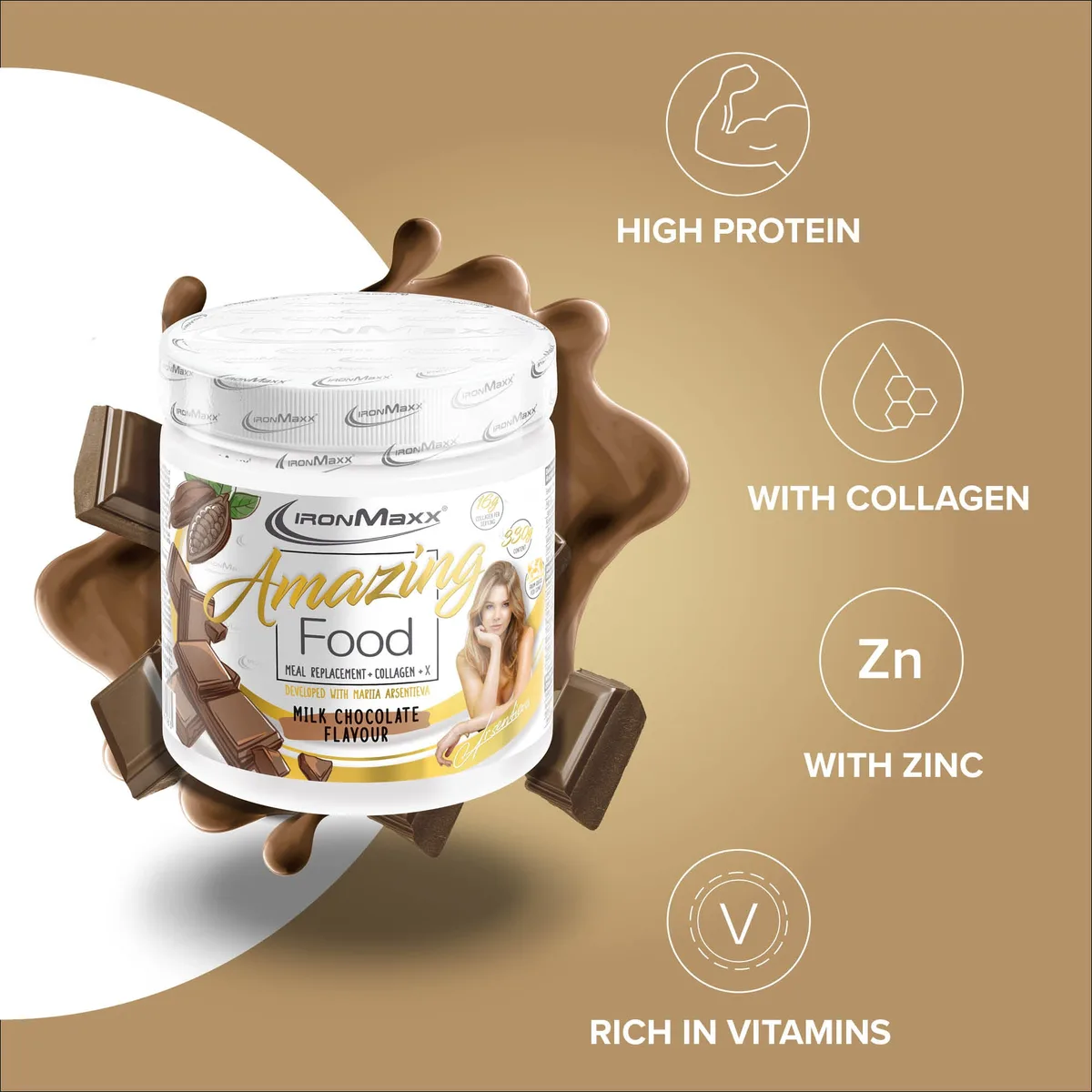 Amazing Food (330g) - Milk Chocolate – Bild 2