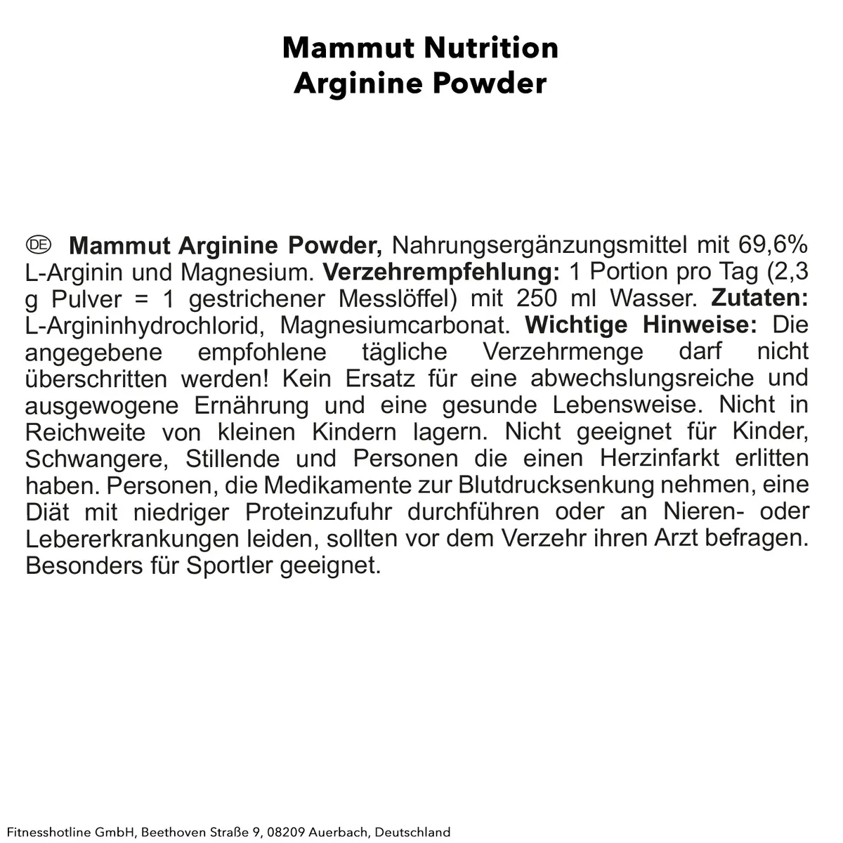 Arginin (300g) – Bild 2