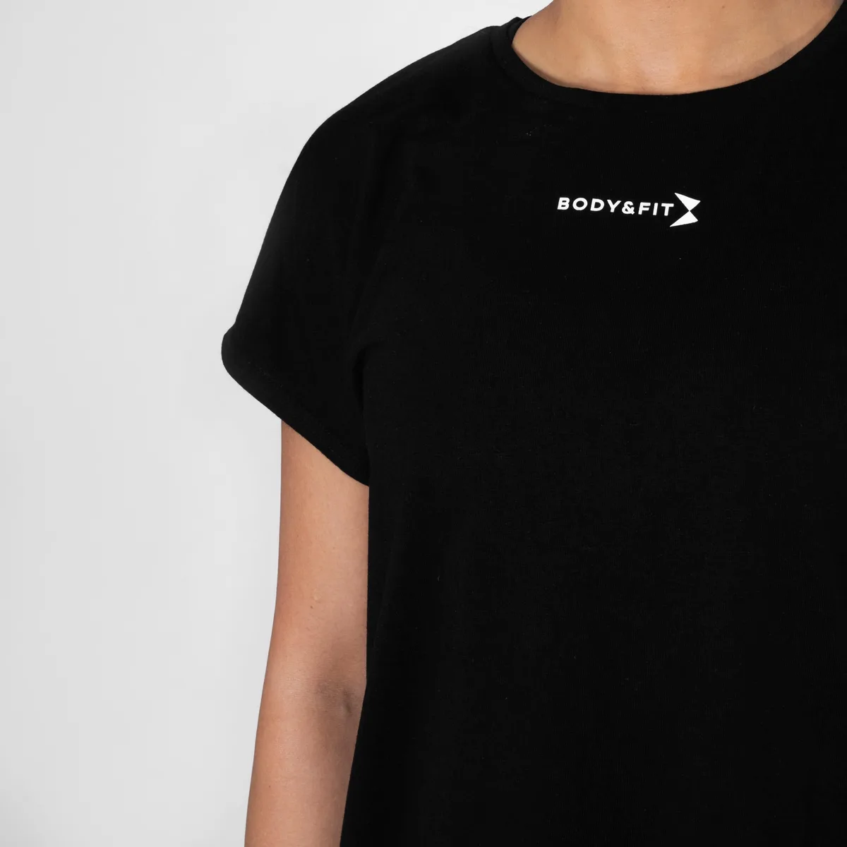 Essential casual T-shirt Zwart / L – Bild 4