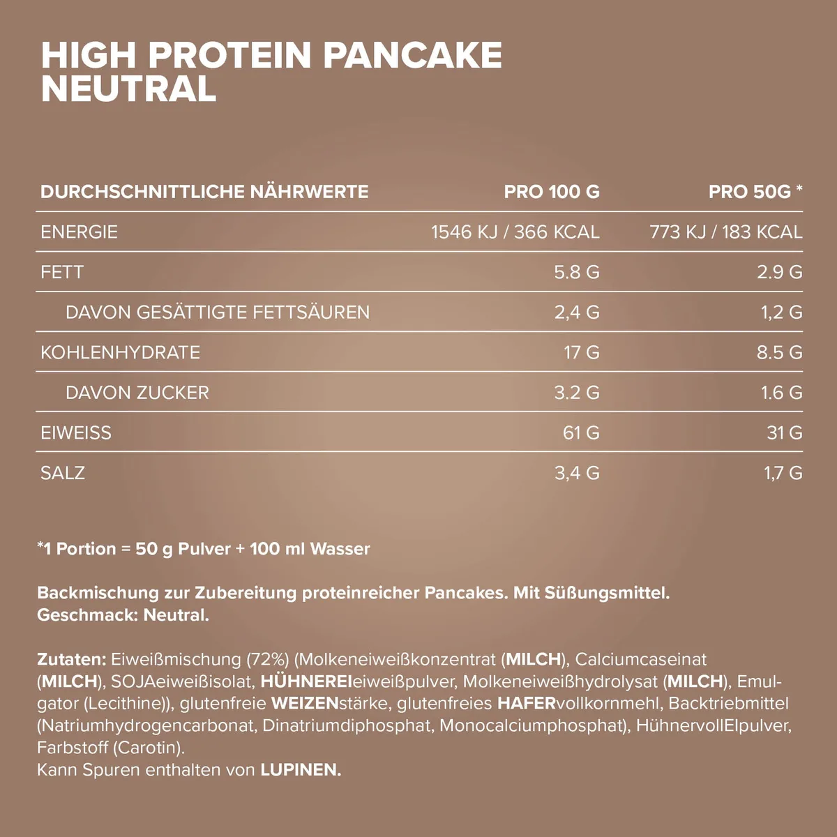 High Protein Pancake (450g) - Neutral – Bild 5