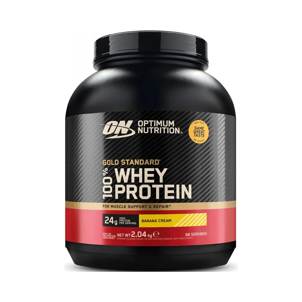 Optimum Nutrition 100% Whey Gold Standard (2000g) Banana Cream - Eiweiße - Molkenprotein-Mischung