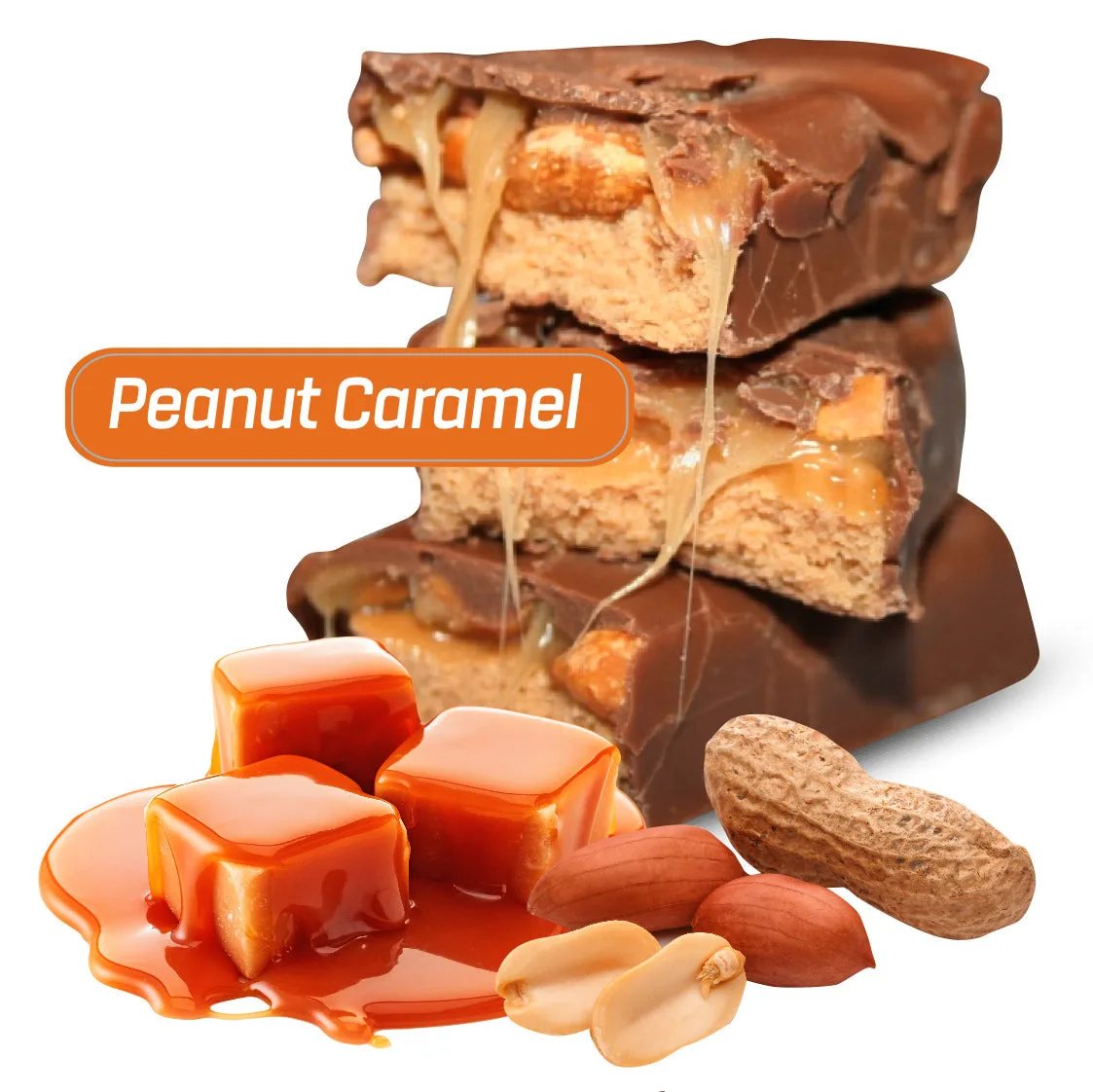 Peanut-Caramel Protein Bar (12x55g) – Bild 2
