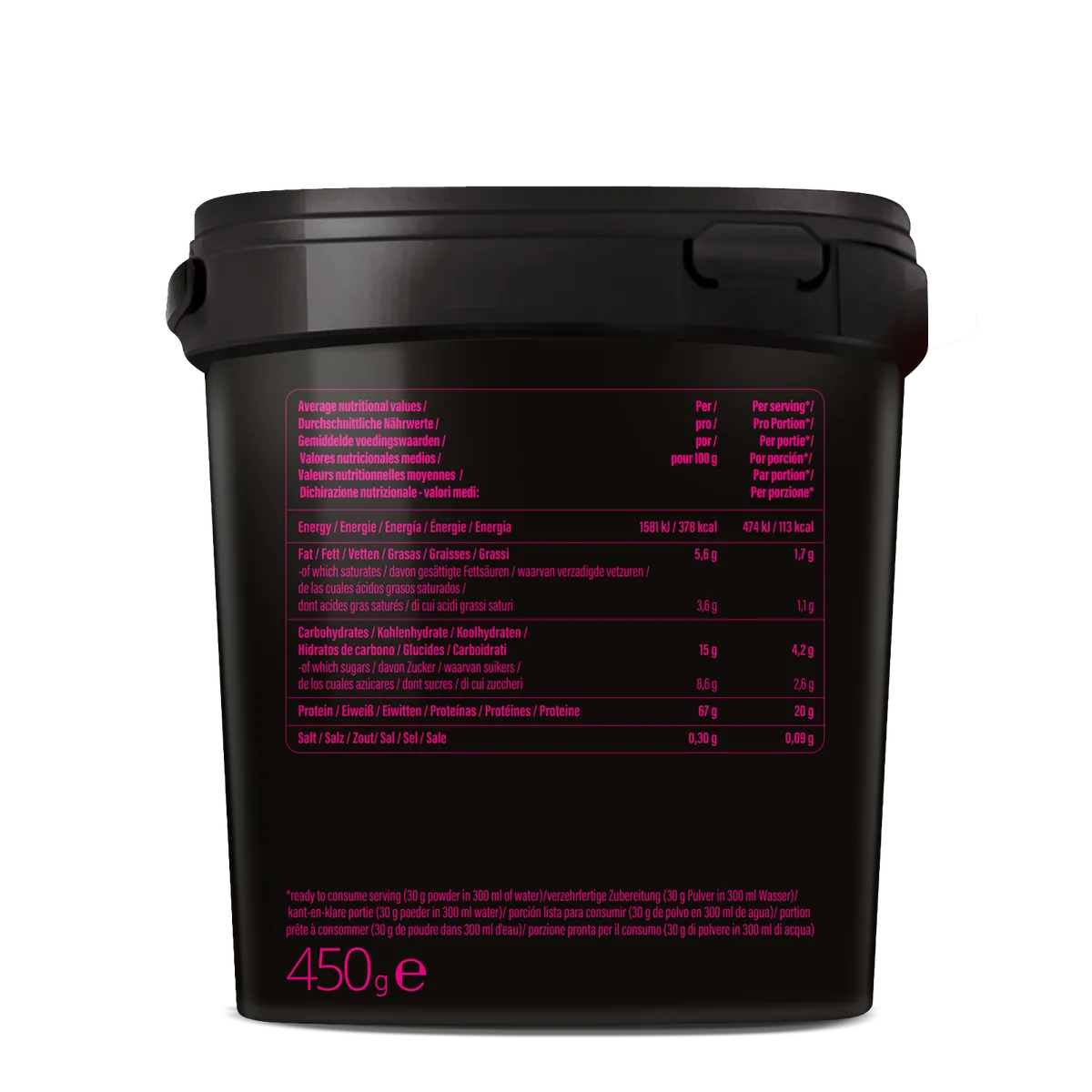 Protein Matcha Raspberry (450g) – Bild 5