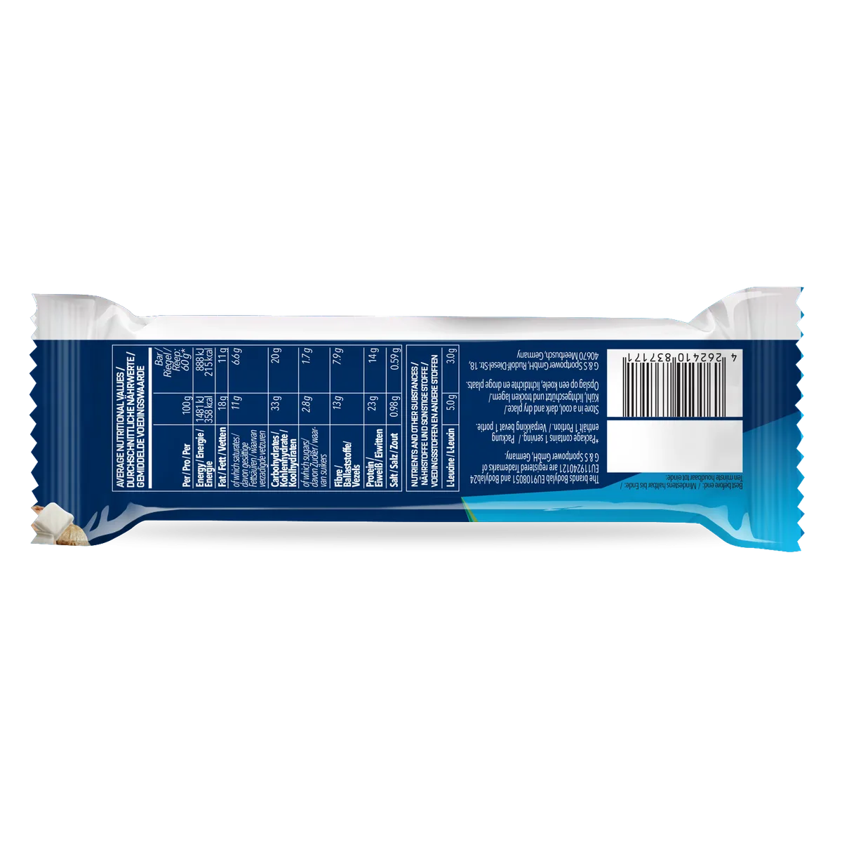 Prime Crunchy Vegan Bar (12x60g) White Peanut Crunch – Bild 8