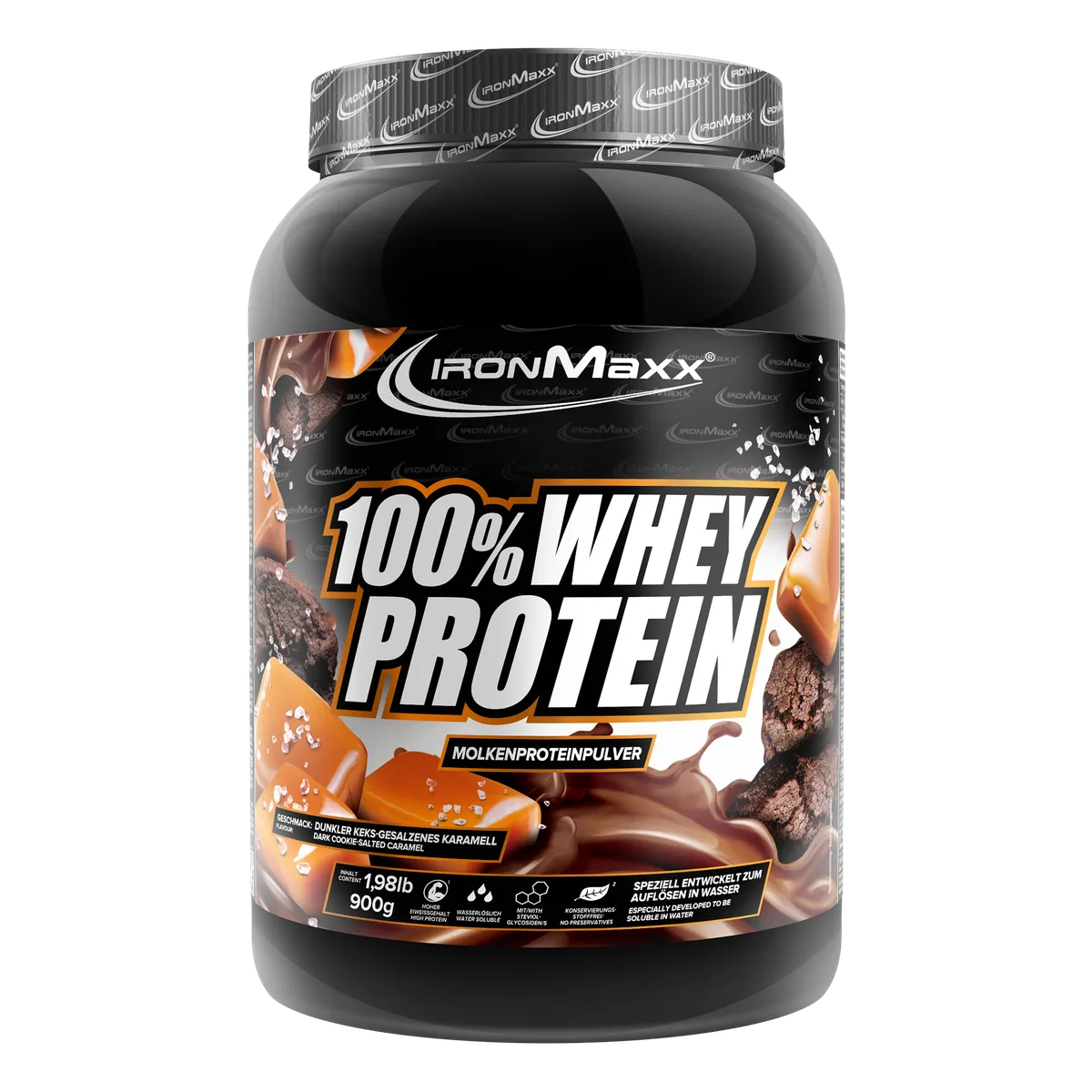 100% Whey Protein (900g) - Dark Cookies Salted Caramel