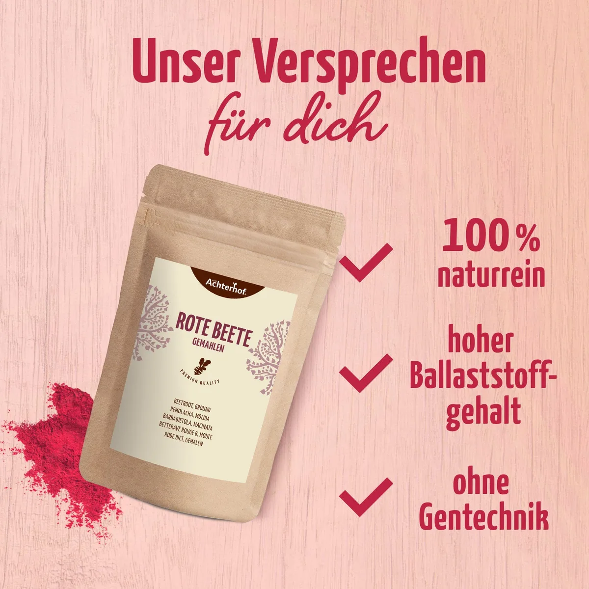 Rote Beete gemahlen (1000g) – Bild 4