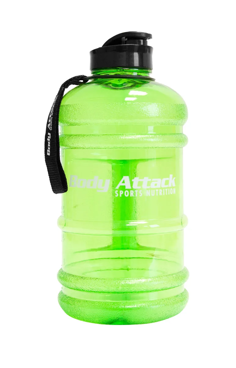 Body Attack Water Bottle XXL - 2,2 Liter Green – Bild 5