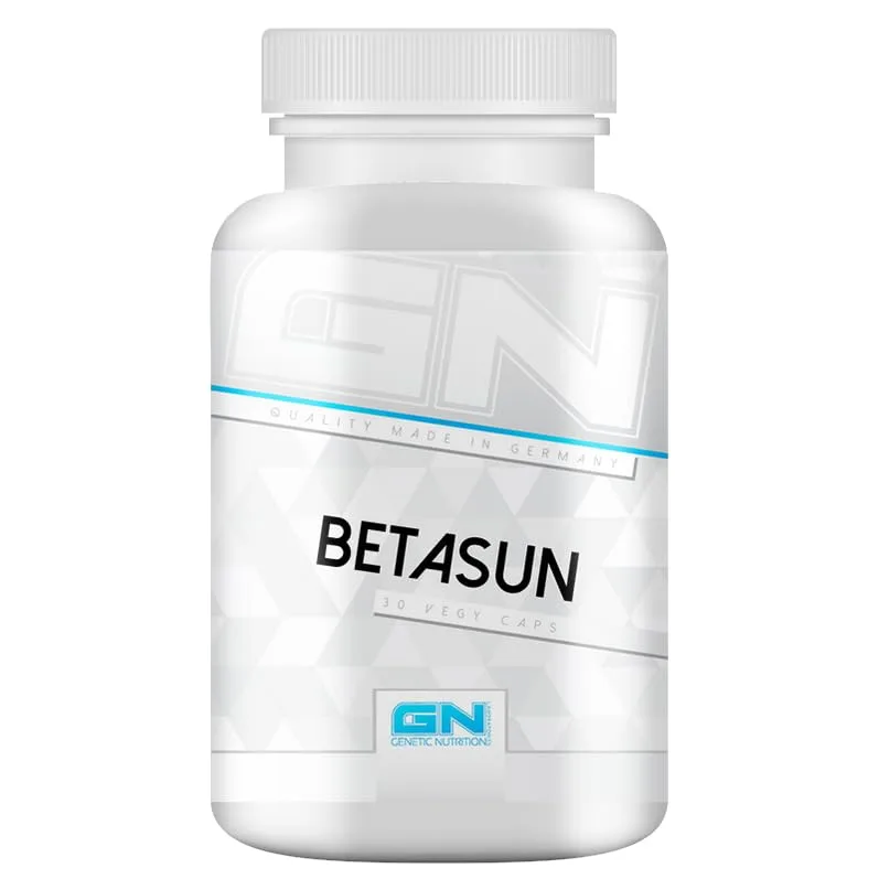 BetaSUN Bräunungskapseln – 40 mg Beta-Carotin für Haut & natürliche Ausstrahlung – Mit Lutein, Vitamin E & Pflanzenextrakten – Vegan, 30 Kapseln, Made in Germany – GN Laboratories