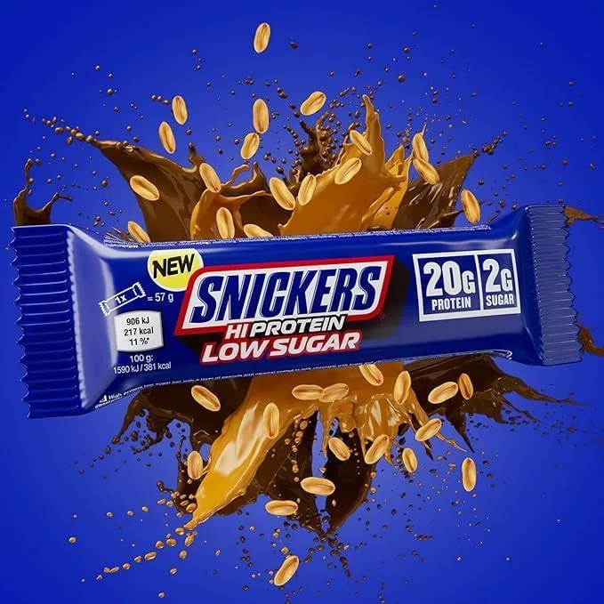 Snickers Low Sugar High Protein Bar (12x57g) White Chocolate – Bild 2
