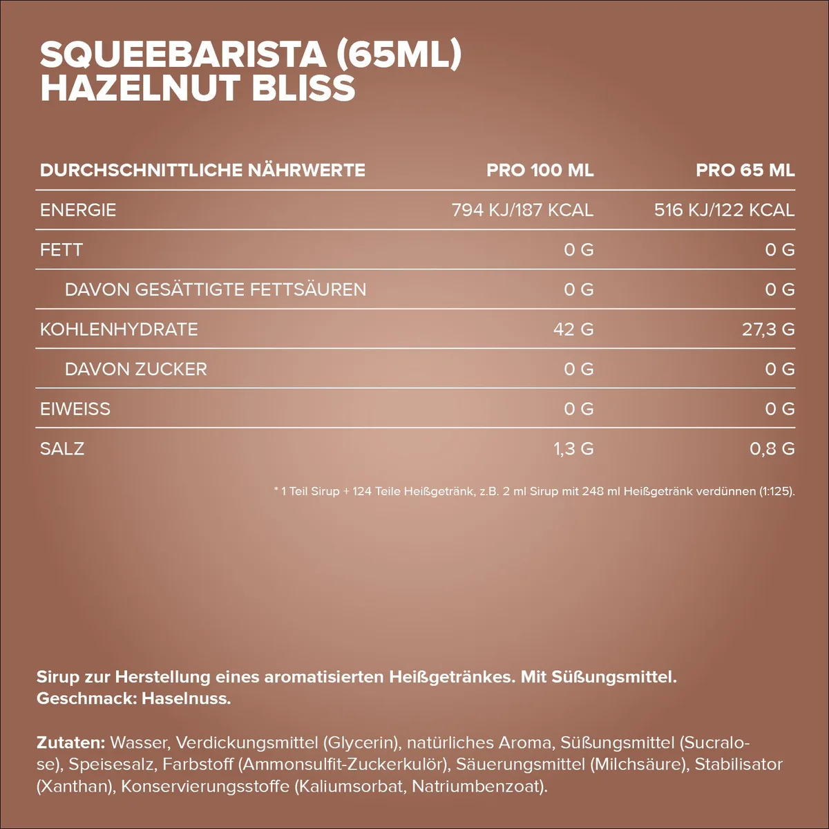 SqueeBarista (65ml) - Hazelnut Bliss – Bild 4