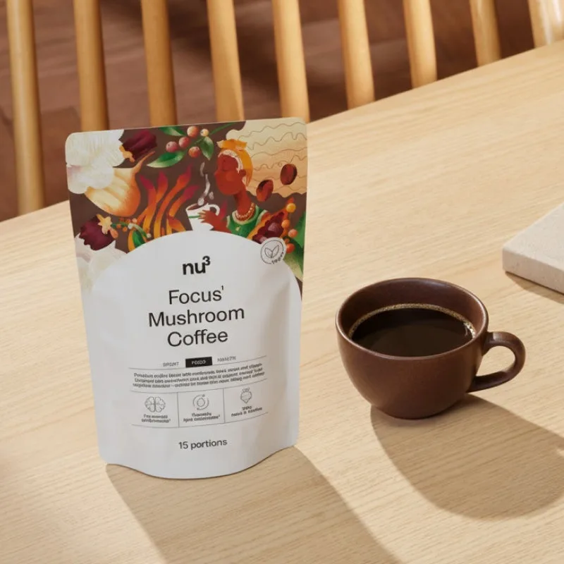 nu3 Focus¹ Mushroom Coffee Basic / 120 g – Bild 2