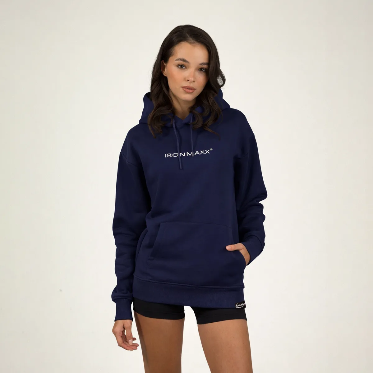 Hoodie Dunkelblau Unisex - L – Bild 4