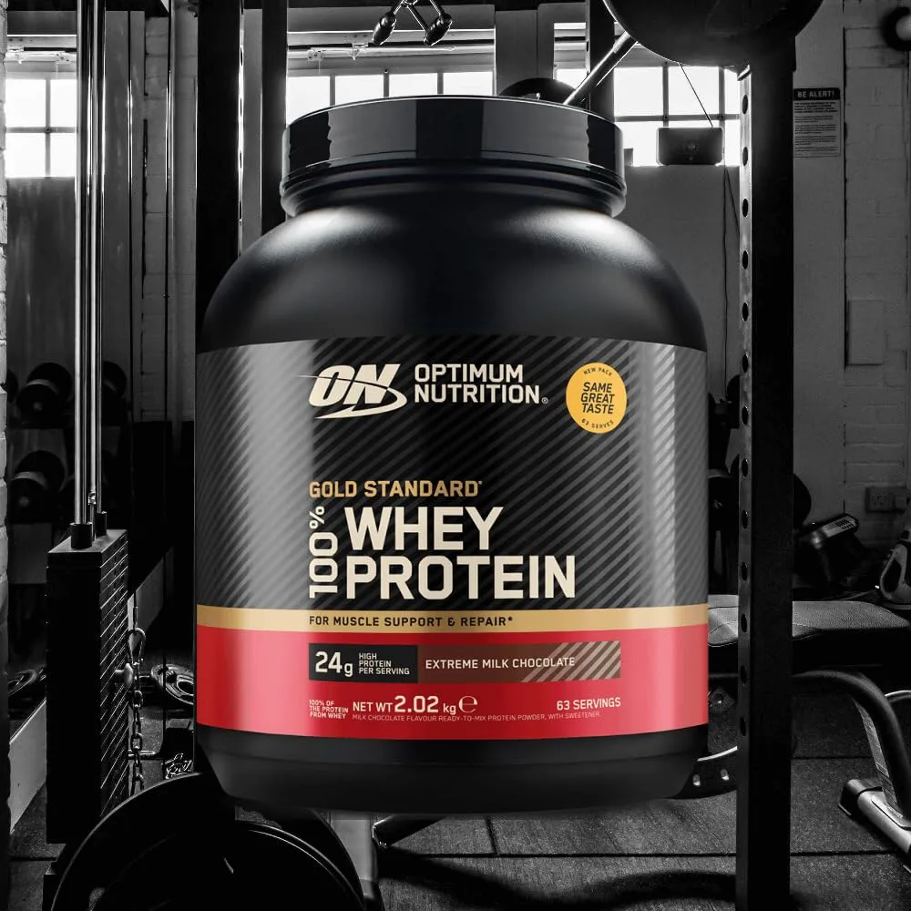Optimum Nutrition 100% Whey Gold Standard (2000g) Extreme Milk Chocolate - Eiweiße - Molkenprotein-Mischung – Bild 2