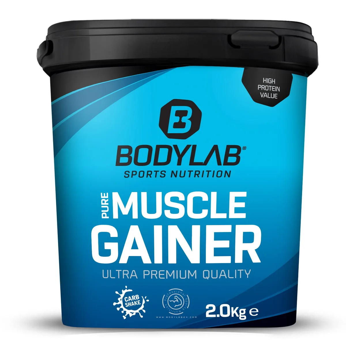 Pure Muscle Gainer (2000g) Vanille-Zimt – Bild 5