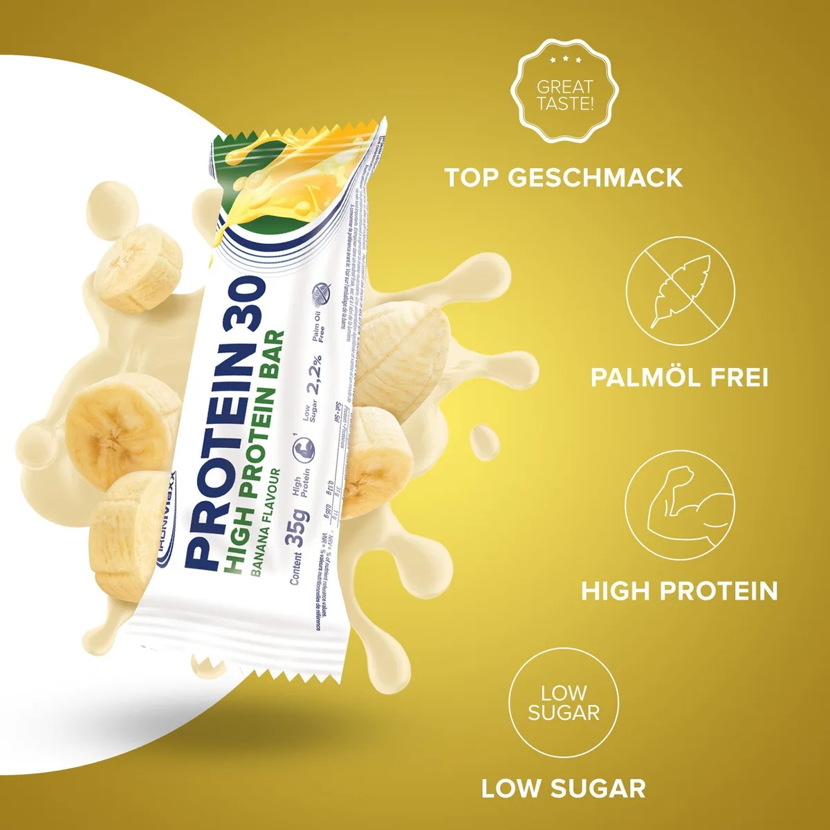 Protein 30 Protein Riegel (35g) - Banane – Bild 7
