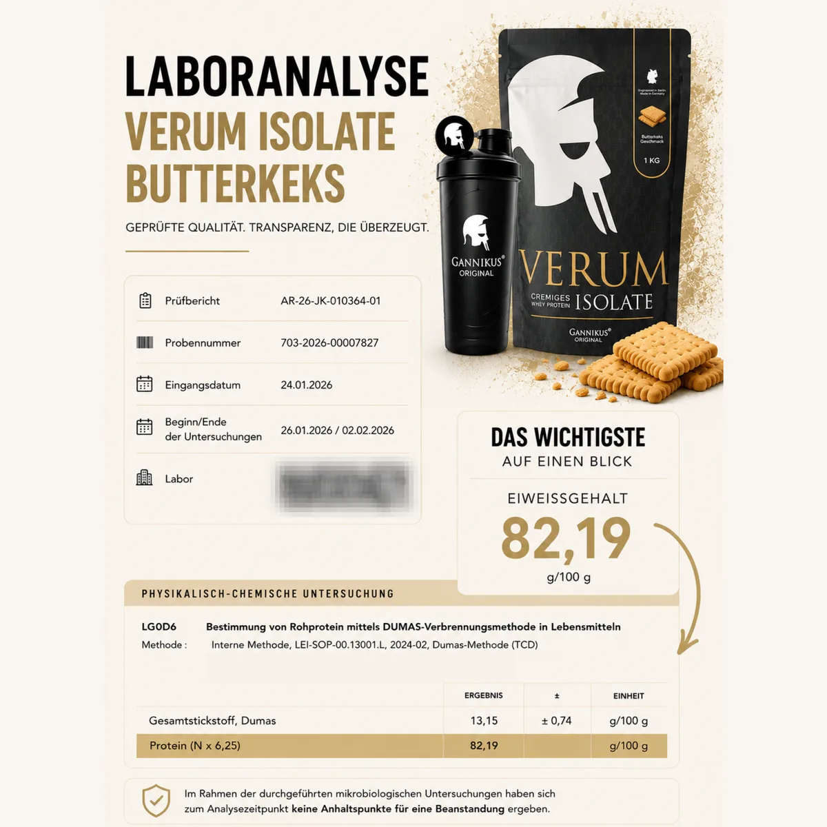 VERUM WHEY ISOLATE - 1kg Schokoladenmilch – Bild 6