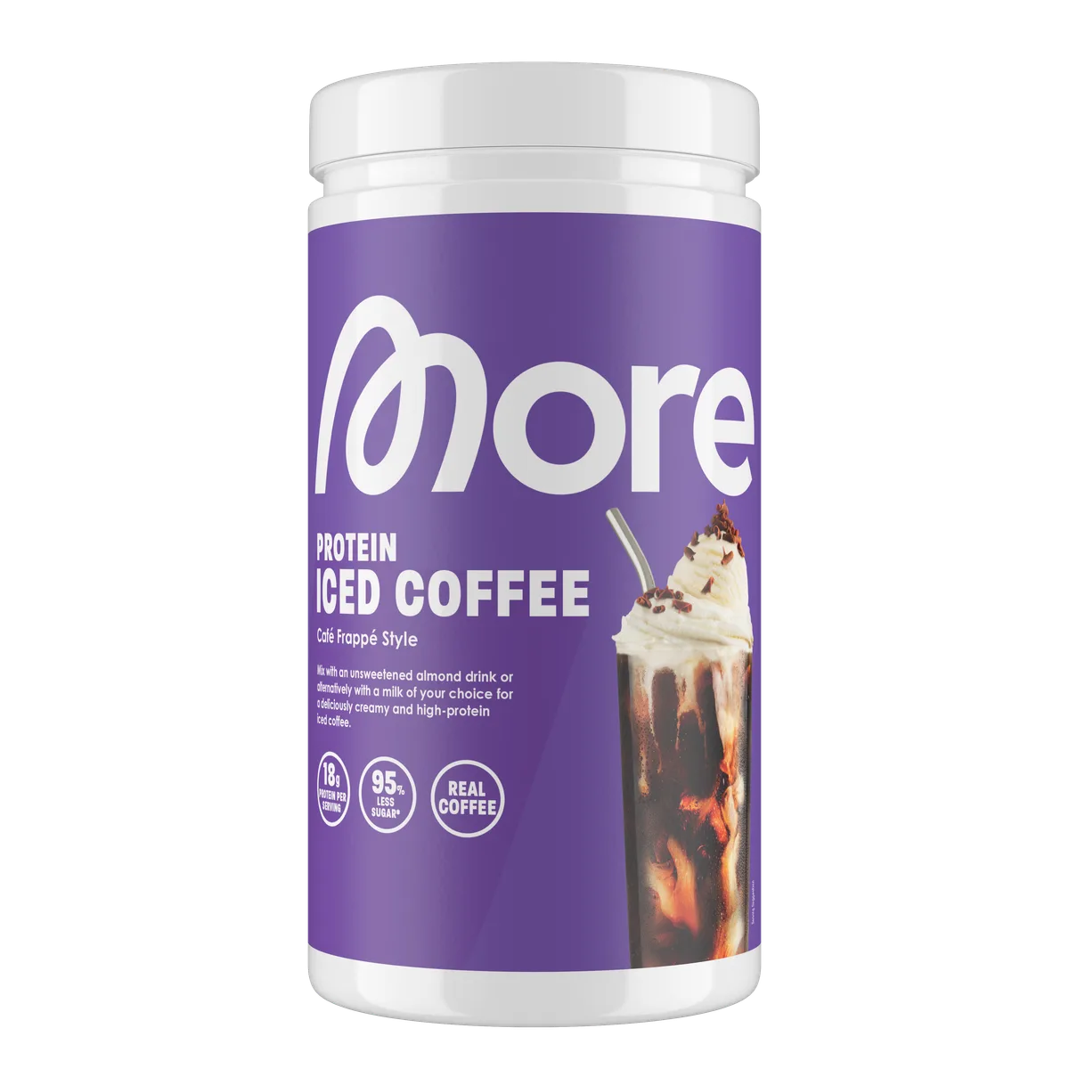 Protein Iced Coffee Decaff Dark Cookie Crumble / 500g – Bild 8
