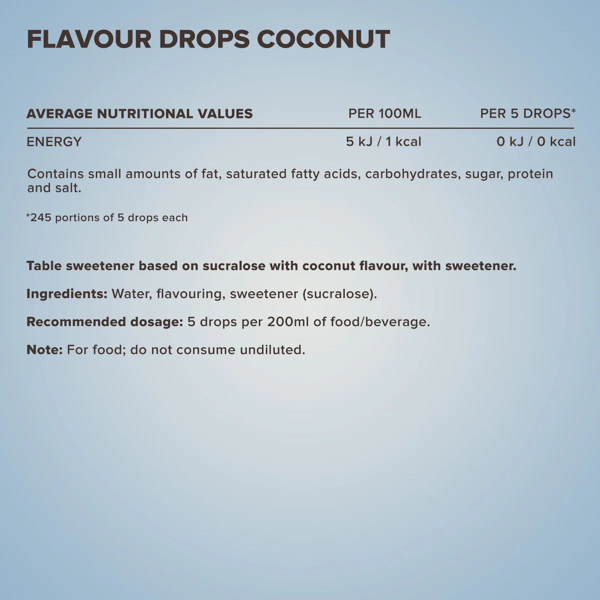 Flavour Drops (50ml) - Kokos – Bild 4