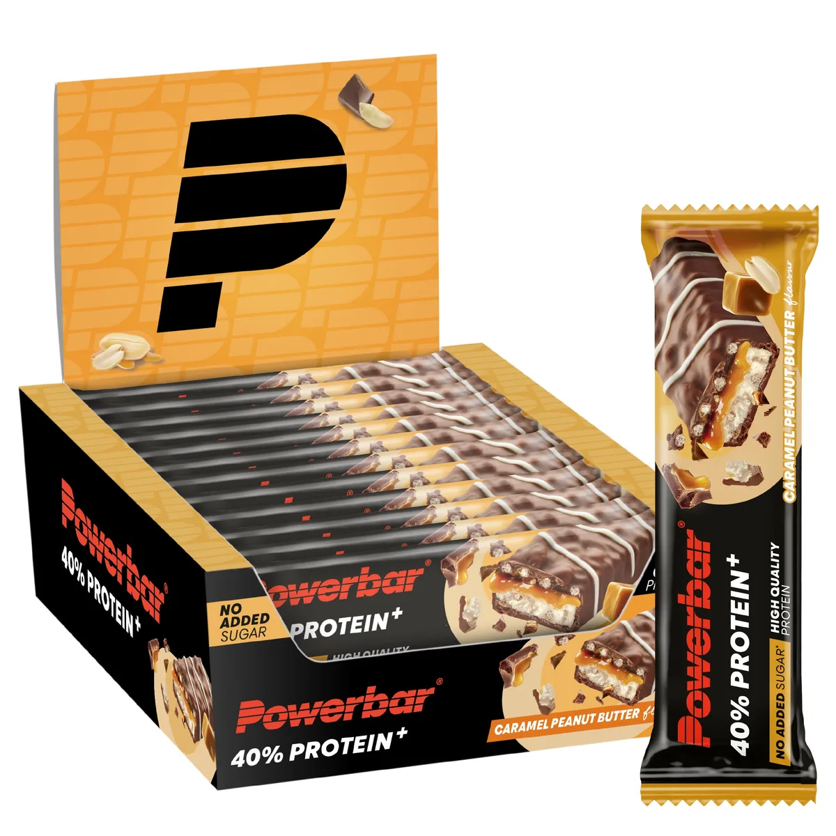 40% Protein+ Crisp (12x40g) Caramel Peanut Butter