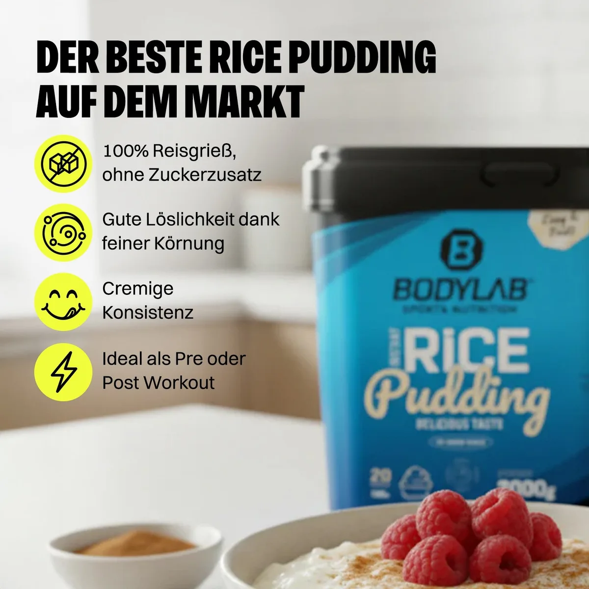 2 x Instant Rice Pudding (je 2000g) – Bild 2