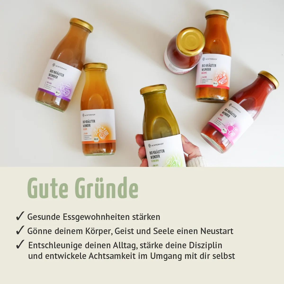 Kräuterwunder Bio Fastenkur 1-7 Tage (6 Flaschen pro Tag) – Bild 6
