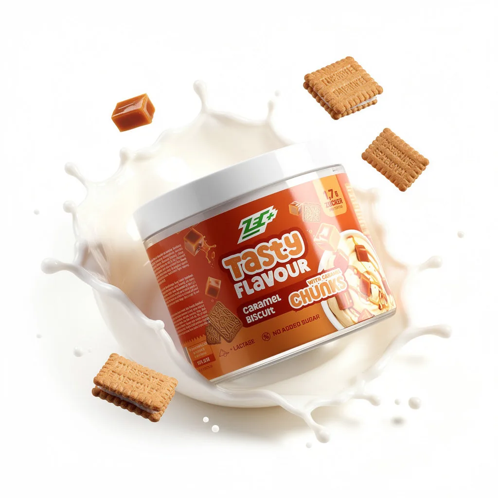 ZEC+ TASTY FLAVOUR, 100g Caramel Biscuit – Bild 8