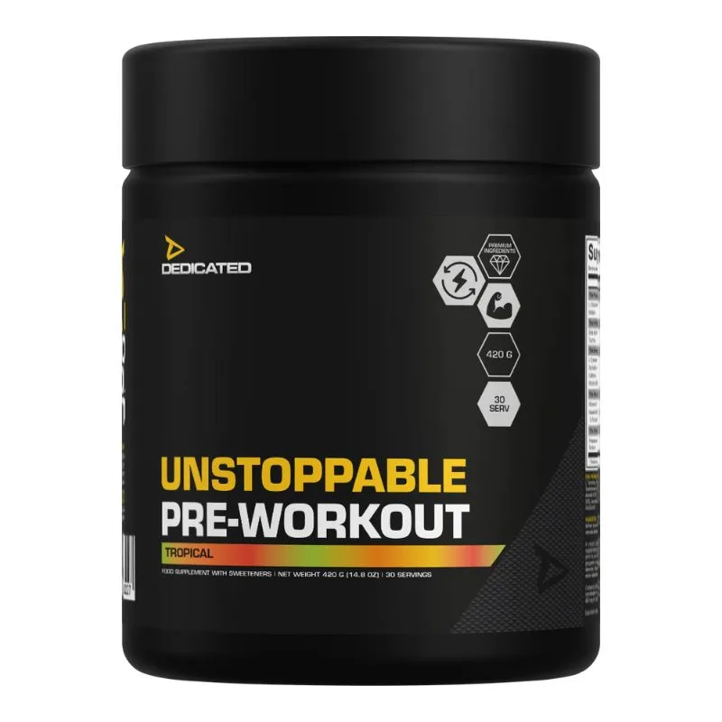 Dedicated Unstoppable 420g Dose Fruit Punch – Bild 2