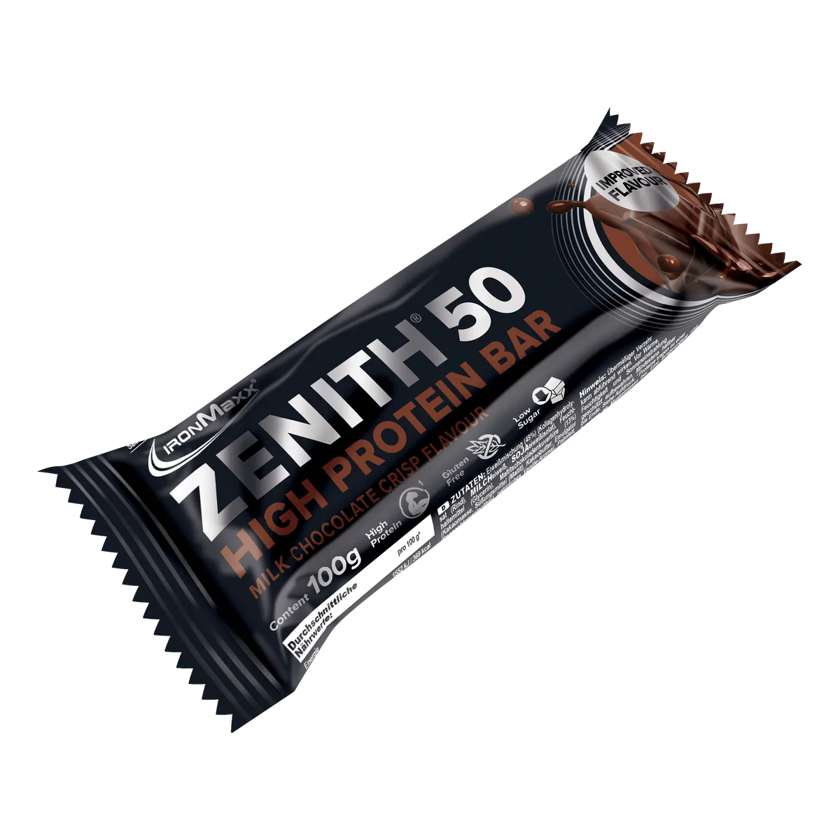 ZENITH® 50 Protein Riegel (100g) - Schokolade Crisp