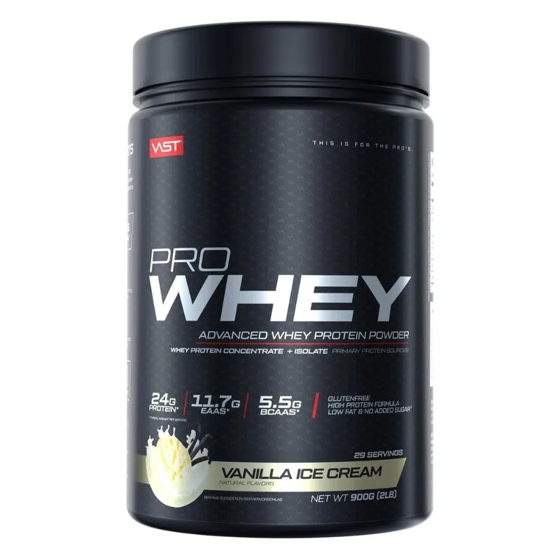 VAST Sports Pro Whey All-In-One Premium Whey Protein Double Rich Chocolate – Bild 2