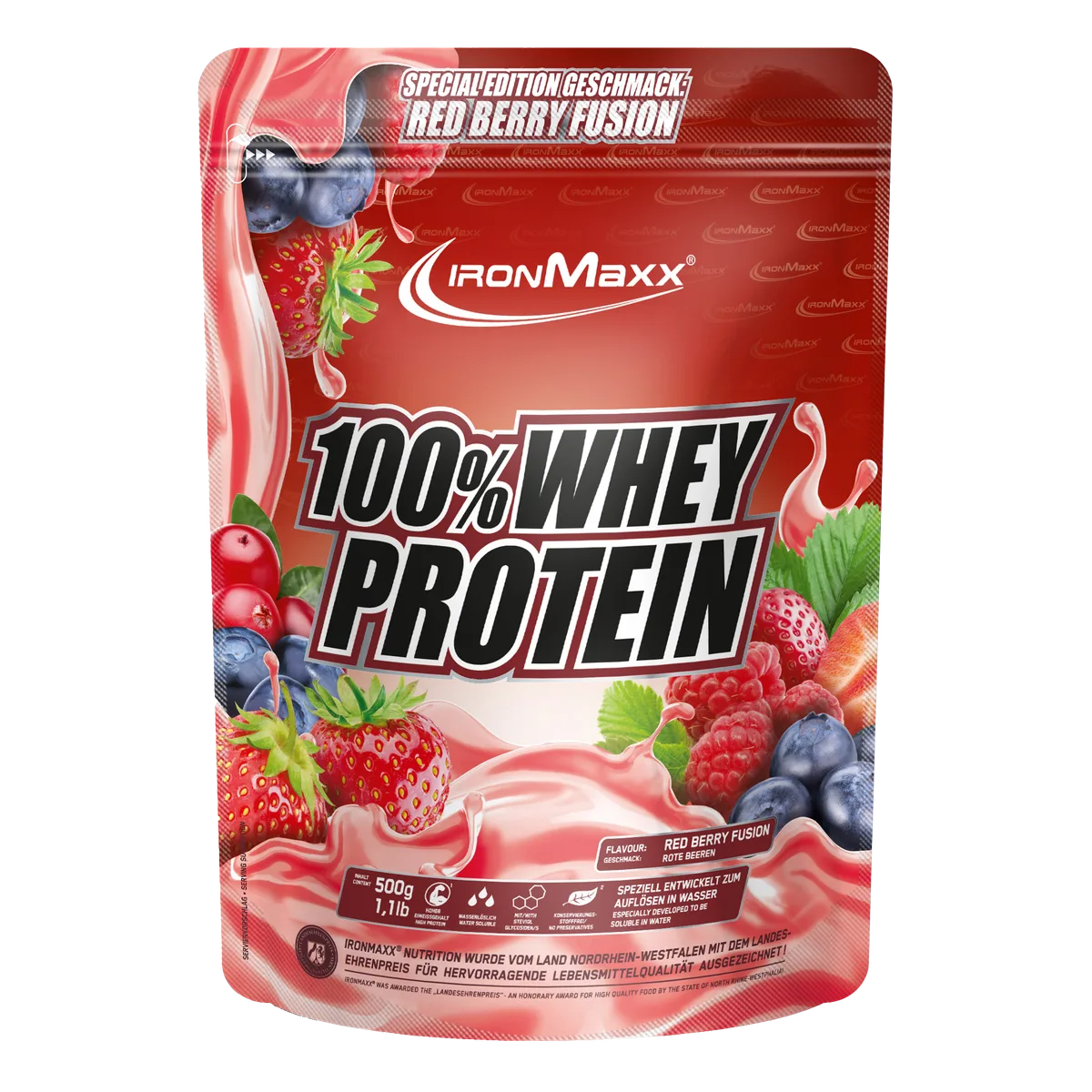 100% Whey Protein (500g) - Red Berry Fusion (Special Edition)