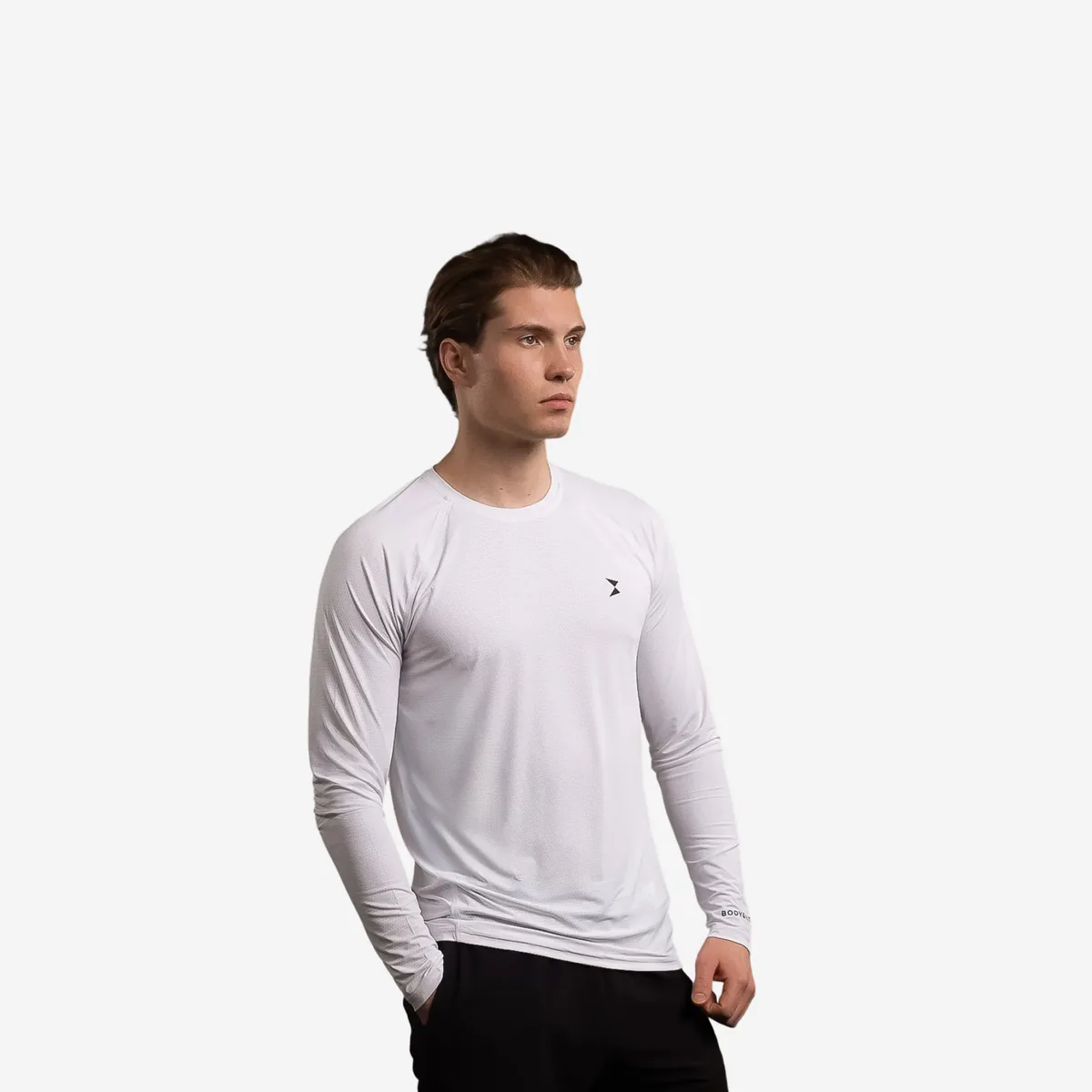 Men's Performance Longsleeve T-shirt Wit / L – Bild 7