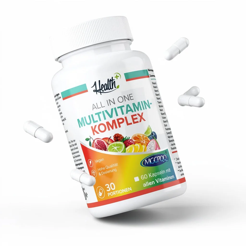 HEALTH+ ALL IN ONE Multivitamin Komplex, 60 Kapseln – Bild 2