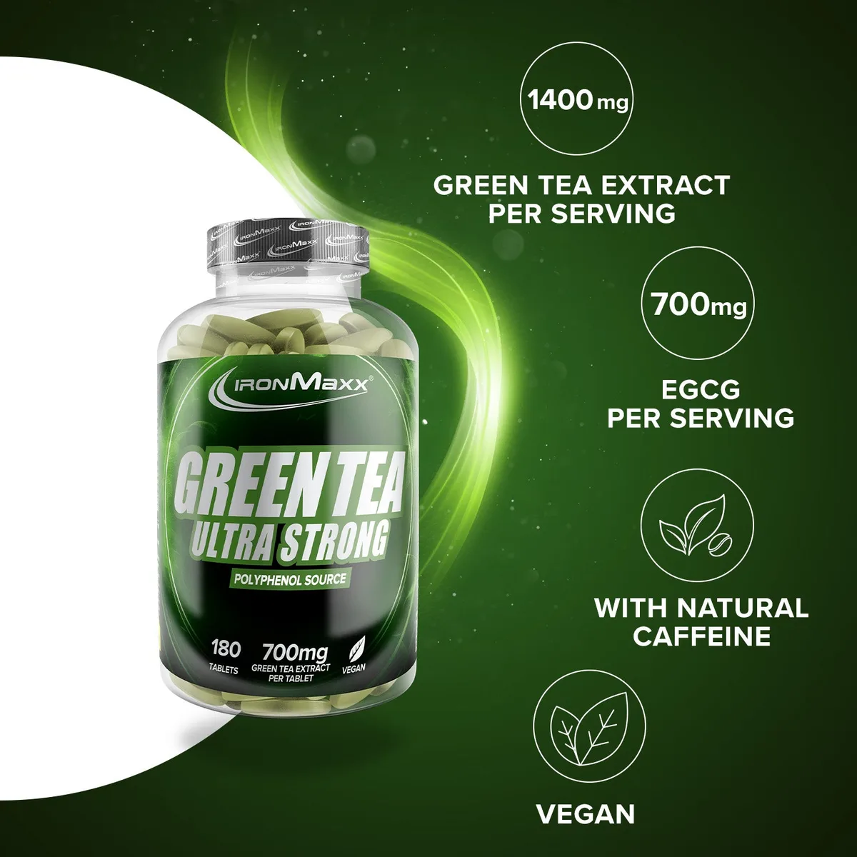 Green Tea Ultra Strong - 180 Tabletten – Bild 7