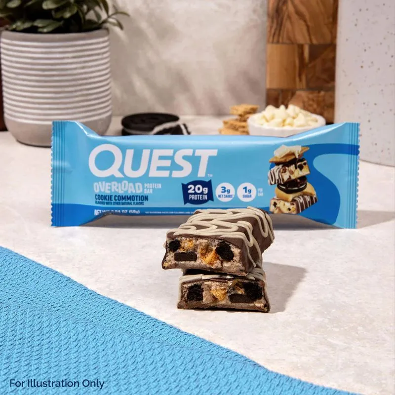 Quest Nutrition Quest Bar Overload Bars Proteinriegel 12 Riegel BOX / Chocolate Explosion – Bild 3