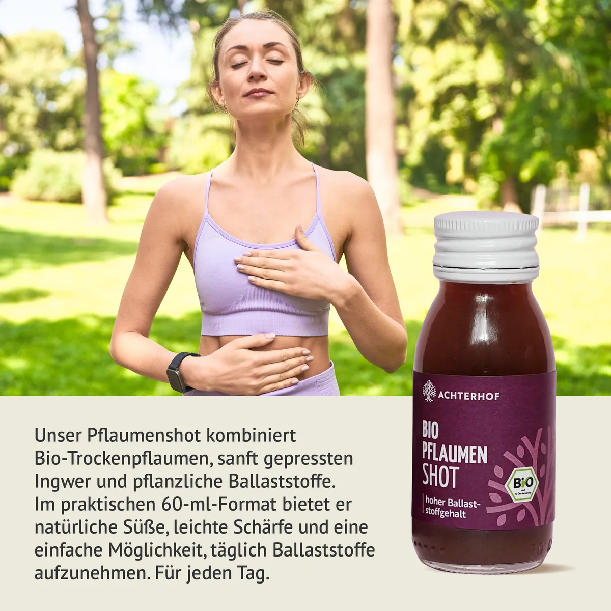 Bio Pflaumen Shot (7 x 60ml) – Bild 4