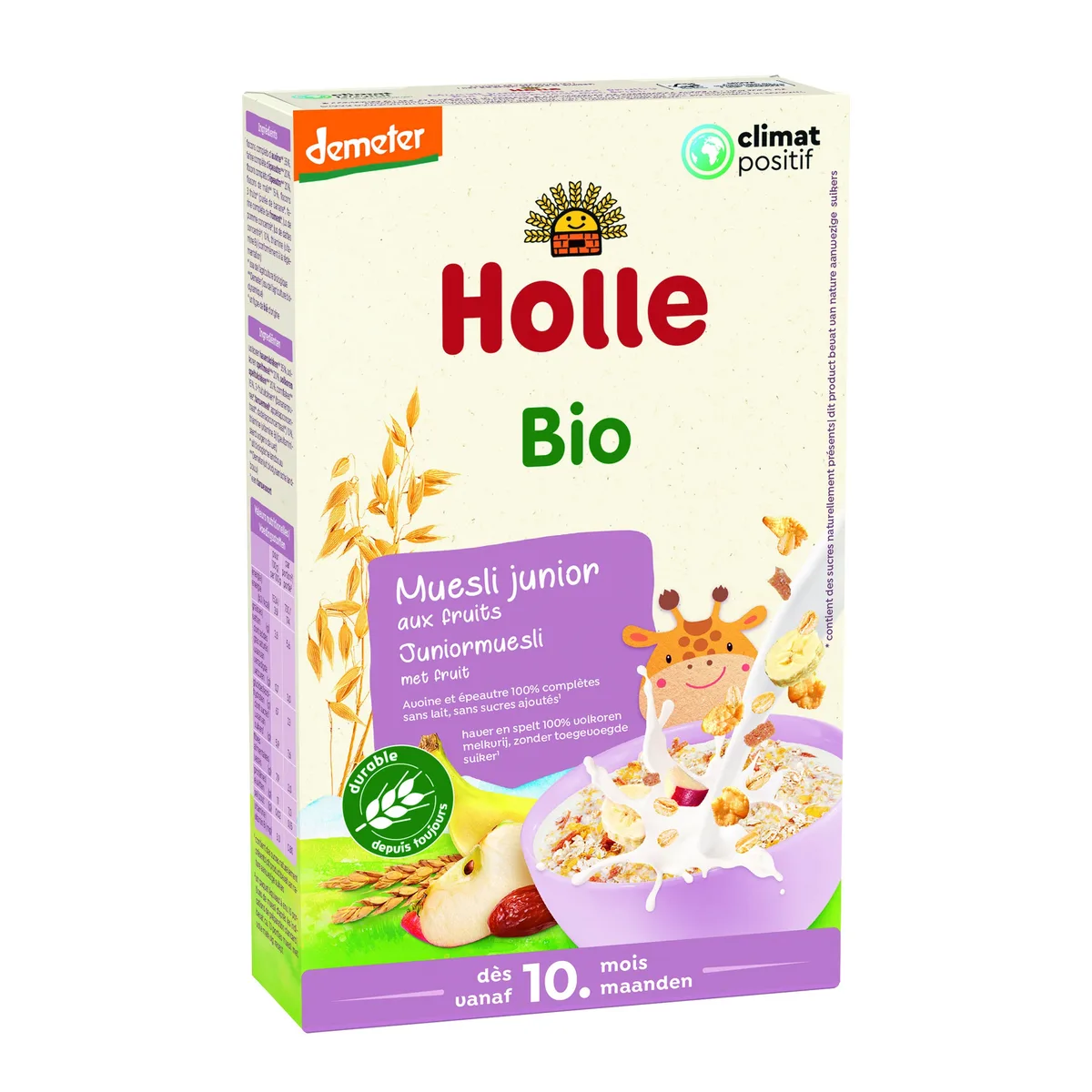 Bio-Juniormüsli ab dem 10. Monat (250g) Mehrkorn mit Cornflakes – Bild 2