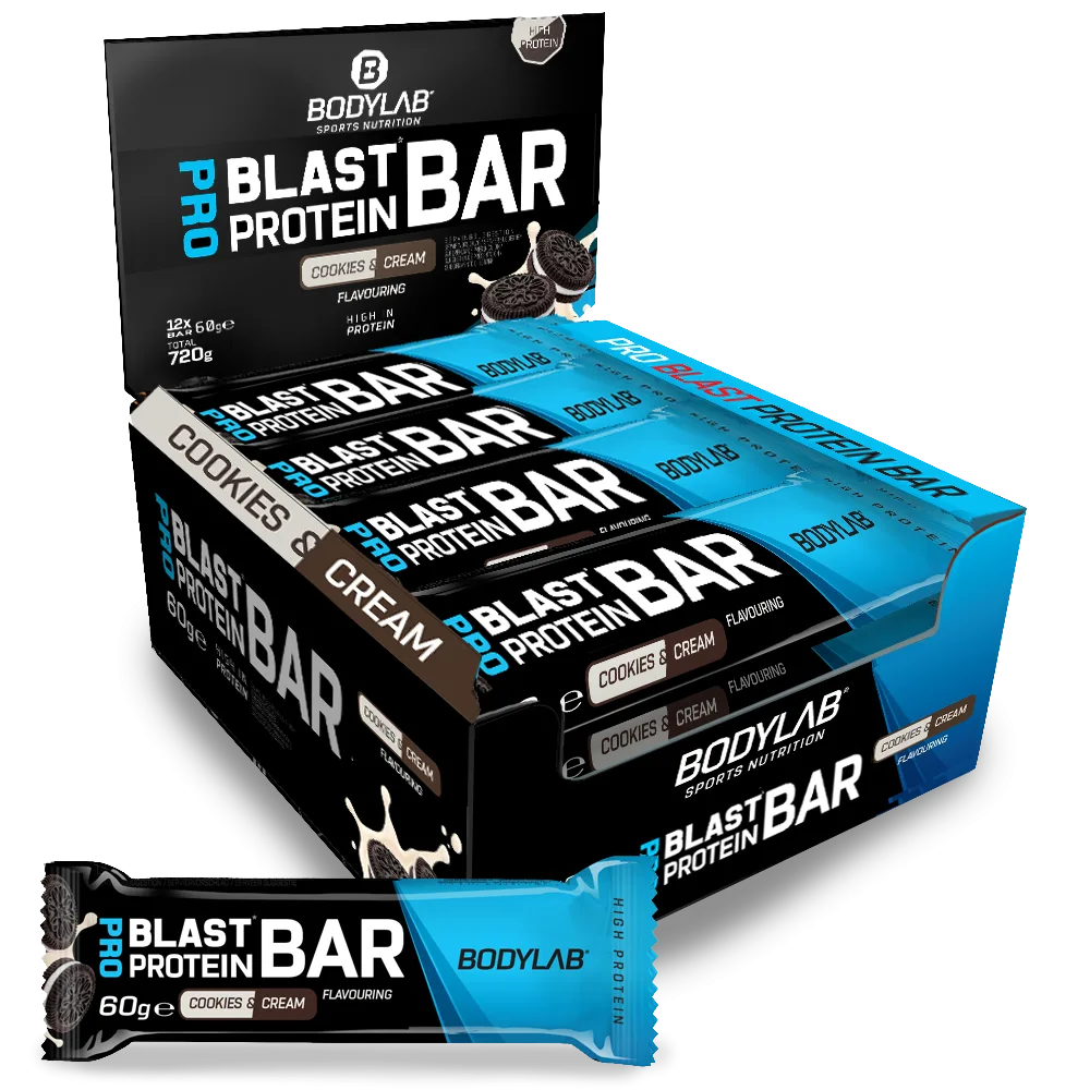 Pro Blast Protein Bar (12x60g) Schokolade – Bild 2